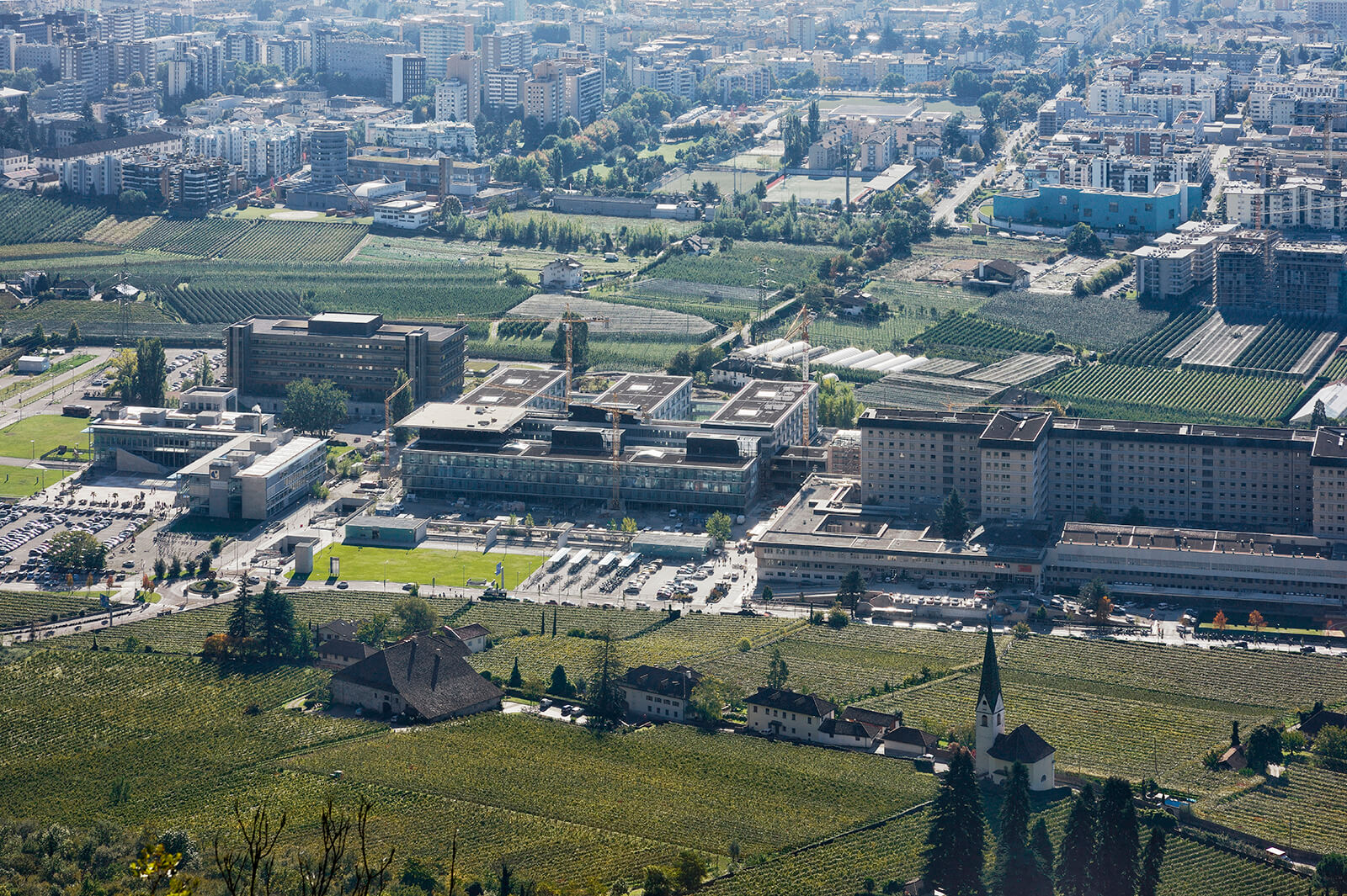 Umbau und Erweiterung Krankenhaus Bozen 1.BA Neubau Klinik